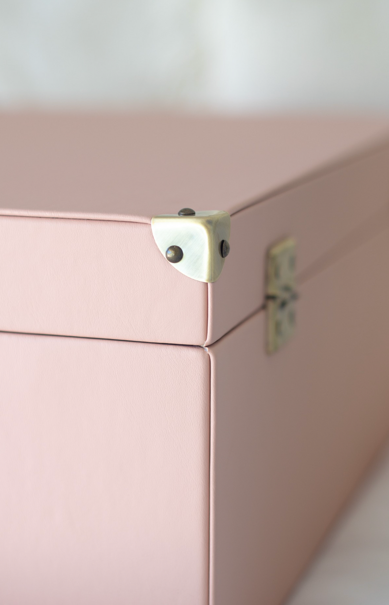 Interior pocket with baby shoes
